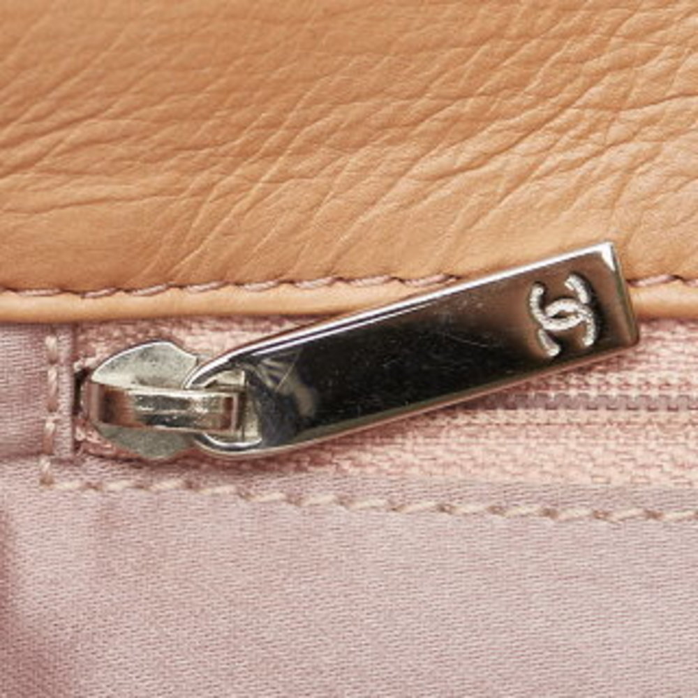 CHANEL Ultra Stitch Chain Shoulder Bag Semi Shoulder Beige - Picture 8 of 10
